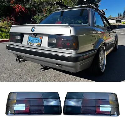 BMW E30 Late Model Smoked MHW Style Tail Lights 318i 318is 325i 325is 325ix • $300
