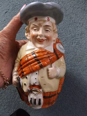 Antique China Jug    scottish Interest • £12