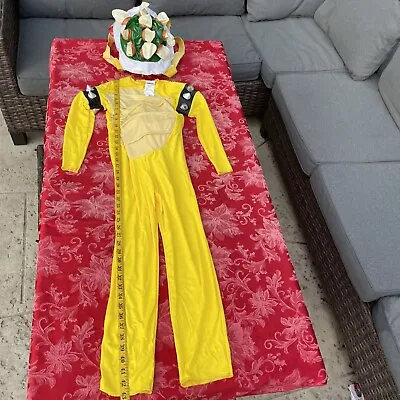Bowser  Costume Nintendo Mario And Inflatable Koopa Hat Halloween Kids • $10
