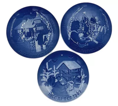 Lot Of 3 Bing & Grondahl  B&G Denmark  Christmas Plates 1967-1973 6” Each • $14.95