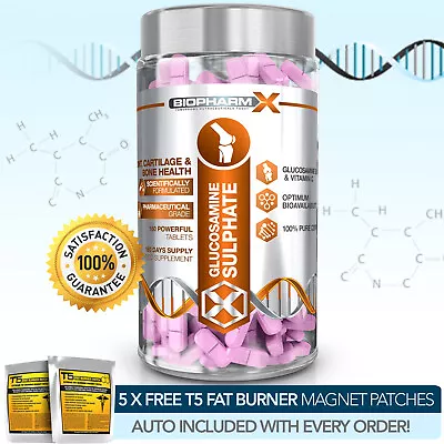 £10.88 • Buy GLUCOSAMINE SULPHATE -STRONGEST PHARMA GRADE -180 PILLS X 1500MG 2KCl JOINT SUPP