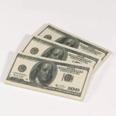 Lot Of 3 Packs Of 10  Novelty Money Napkins 30 Napkins QTY DISCOUNTS - FREE GIFT • $11.99