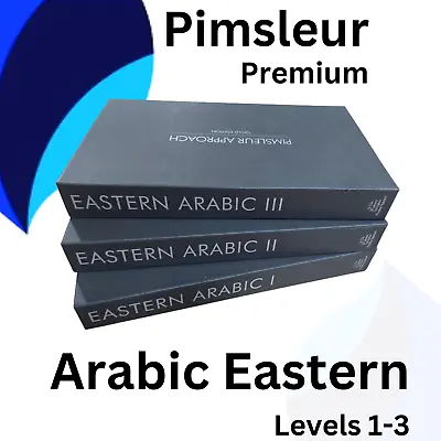 Pimsleur Arabic Eastern Levels 1 2 & 3 - Complete Language Course. • £19.99