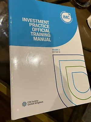 Investment Management Certificate Unit/Level 2 Study Book • £34.99