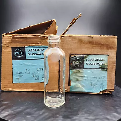 Lot Of 12 Vintage Pyrex/Kimax Lab Glass Chemistry Milk Dilution Bottles 🧪 • $70.16