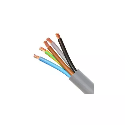 LAPP 2.5MM 5 Core YY Grey Flexible Cable Wire PVC 3 Phase Cable 3P+N+E X 100M • £169.99