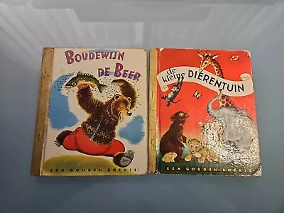 2 Little Golden Books #13 And #30.In German. Story  Books Children Vintage • $3.50