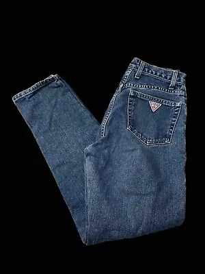 Vtg 90's Guess Georges Marciano Mom Jeans High Waist Denim Boyfriend Sz 28 • $36