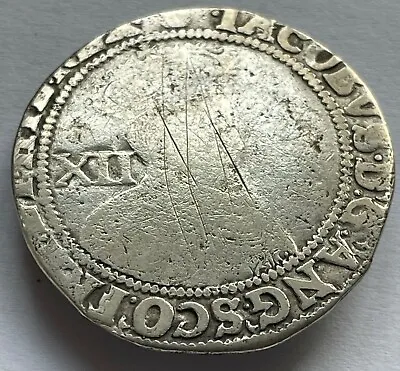 £82.50 • Buy 1606-7 James I (1st) Silver Hammered Shilling, Mm Escallop Tower Mint