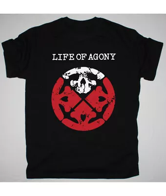 LIFE OF AGONY LOGO NEW Cotton Black Unisex All Size S To 5XL CB1169 • $26.59