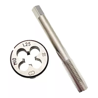 M10x1.25 Thread Tap And Die Set LH Left Hand HSS M10 X 1.25 Tap Die Set Metric • $12.83