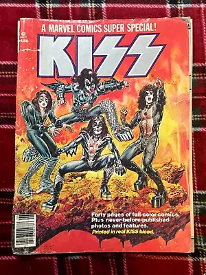 1977 Kiss A Marvel Comics Super Special Vol-1 #-1 Comic Book  • $175