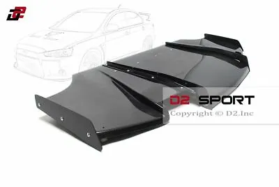 Carbon Fiber VA Rear Bumper Diffuser W/ Fins Fits Mitsubishi Evolution X EVO 10 • $809.99