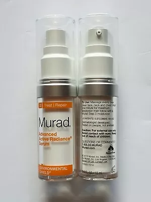 Murad Environmental Shield Advanced Active Radiance Serum Travel Size 2 X 15 Ml • $35