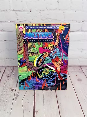Masters Of The Universe A Giant Color/ Activity Book By Golden 1985 Softcover • $15