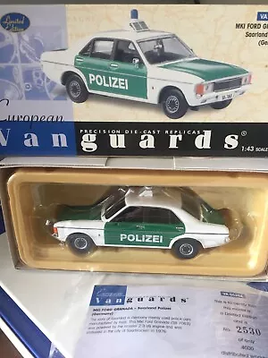 Vanguards VA05204 Ford Granada MKI German Police 1:43 Limted Edition • £15