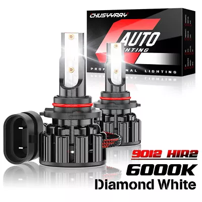 2-sides 9012 LED Headlight Bulbs Kit Hi Low Beam 6000K Super Bright High Power • $20.99