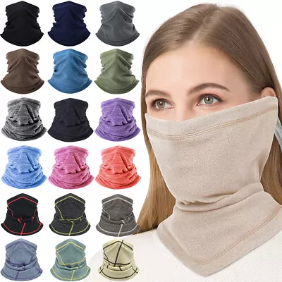 Winter Neck Warmer Gaiter Fleece Windproof Face Mask Cover Scarf For Men Women • $3.99