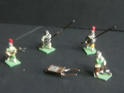 Lead Soldiers For English Civil War 3 Roundhead Pikemen  Musketeer & Cart 25mm ? • £7.99