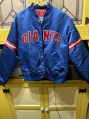 Ny Giants Vintage  1985-86 Starter Pro Line Authentic  Satin Jacket Size M • $21