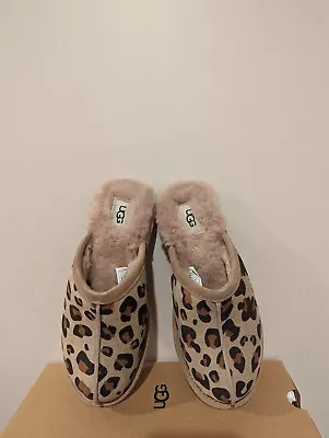 Ugg Australia Women's Pearle  Leopard Slippers  Size 10 NIB • $79.99