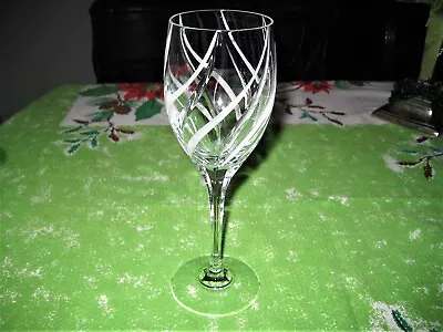 HTF Vintage Mikasa Windlass Crystal Water Goblet 9  EUC • $24.95