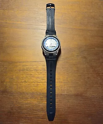 Casio Fishing Gear Illuminator Wrist Watch Model 3768 AW-82 Wristwatch Compass • $9.99