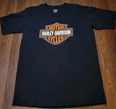 Vintage 90s 1996 Single Stitch Harley Davidson Fenwick Ontario Canada Shirt L • $29.99