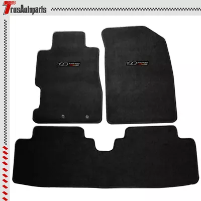 For 01-05 Civic & 02-05 Honda Civic Si Black Floor Mat Front Rear Carpet Set 3PC • $57.99