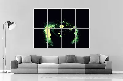 Dj Mixer Technics 1200MKII Wall Art Poster Great Format A0 Wide Print • $41.69