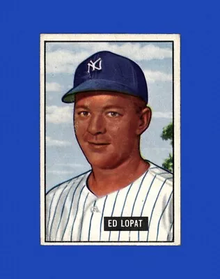 1951 Bowman Set-Break #218 Ed Lopat VG-VGEX *GMCARDS* • $0.79