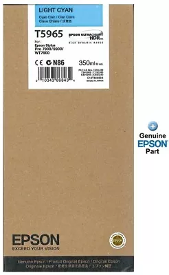 (DIFFERENT COLORS) GENUINE NEW Epson 350ml Ink Cartridge Stylus Pro 7900/9900 • $64.49