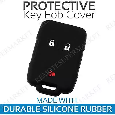 Key Fob Cover For 2014-2019 Chevrolet Silverado Remote Case Rubber Skin Jacket • $6.95