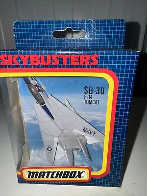 Matchbox Sky-busters Us Navy Grumman F14 Tomcat Jet Fighter Plane • £15