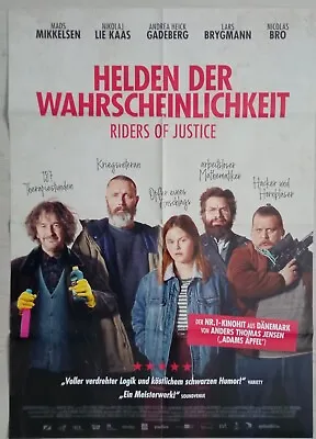 RIDERS OF JUSTICE  Mads Mikkelsen / Nikolaj Lie Kaas German Movie Poster • $24.99