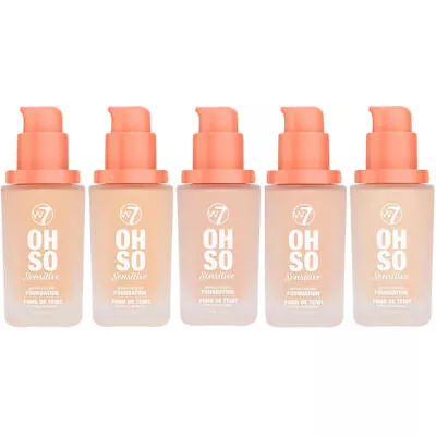 W7 Cosmetics Oh So Sensitive Foundation - Liquid Face Pale Fair Light Skin  • £8.19