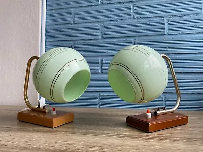 Vintage Pair Of Space Age Sputnik Table Lamp Atomic Design Light Mid Century UFO • $220