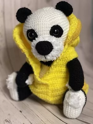 Panda Teddy Bear Handmade Crochet Amigurumi • £12