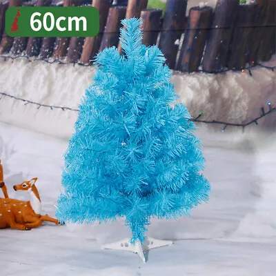 Artificial Sky Blue Christmas Tree Decorations Home Decor Xmas 2 3 4 5 6 7 8 FT • $40.37