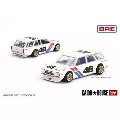 MINI GT * Kaido House* BRE Datsun 510 Wagon *WHITE* 1:64*027*  • $37