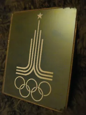 USSR Russian Federation Soviet 1980 Olympic Pin Badge Olympic Rings Emblem* • $6.95