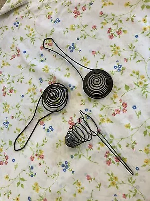 Vintage Metal Wire Coil Egg Separator Kitchen Utensil • $9