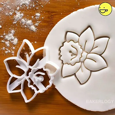 Daffodil Flower Cookie Cutter | Flowers Narcissus Garden Party Wedding Favours • £9.76