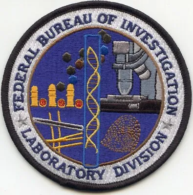 FBI LABORATORY DIVISION Washington DC CRIME LAB Crime Scene CSI POLICE PATCH • $17.08