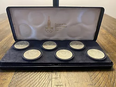 1980 USSR Olympic Games Moscow 6 Coin Set • $4.25