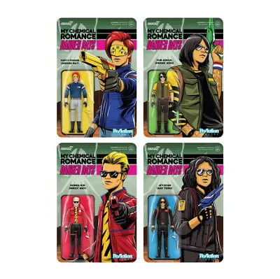My Chemical Romance ReAction Figure Set (Shipping Now) • $81.99