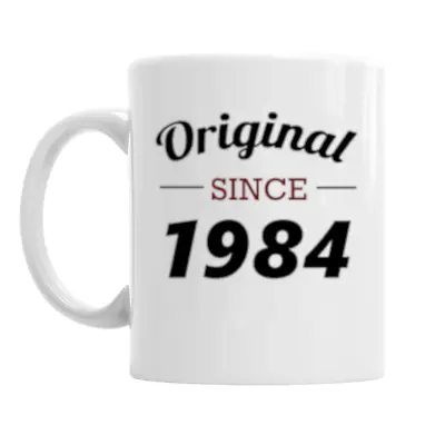 50th Birthday Mug Original Since 1984 Gift Idea For Men/Women/Present Idea/mug • £8.95