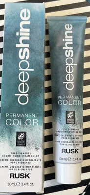 £10.50 • Buy Rusk Deep Shine Permanent Color Condtioning Cream 100ml 8.000NG Light Blonde