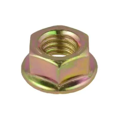 M4 M5 M6 M8 M10 M12 Metric Coarse Hex Serrated Flange Nut Class 8 Zinc Yellow • $190