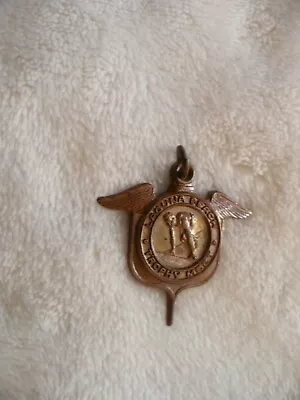 Ob- Vintage Laguna Beach Trophy Meet Shot Put Class C 5th  Charm Pendant #25592  • $37.49